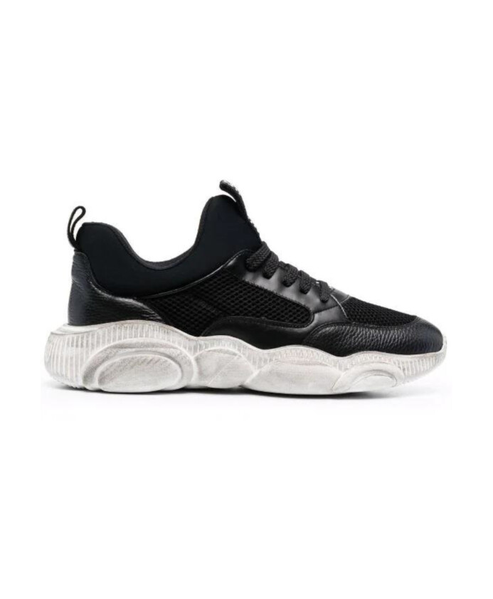 teddy-run-black-leather-sneakers