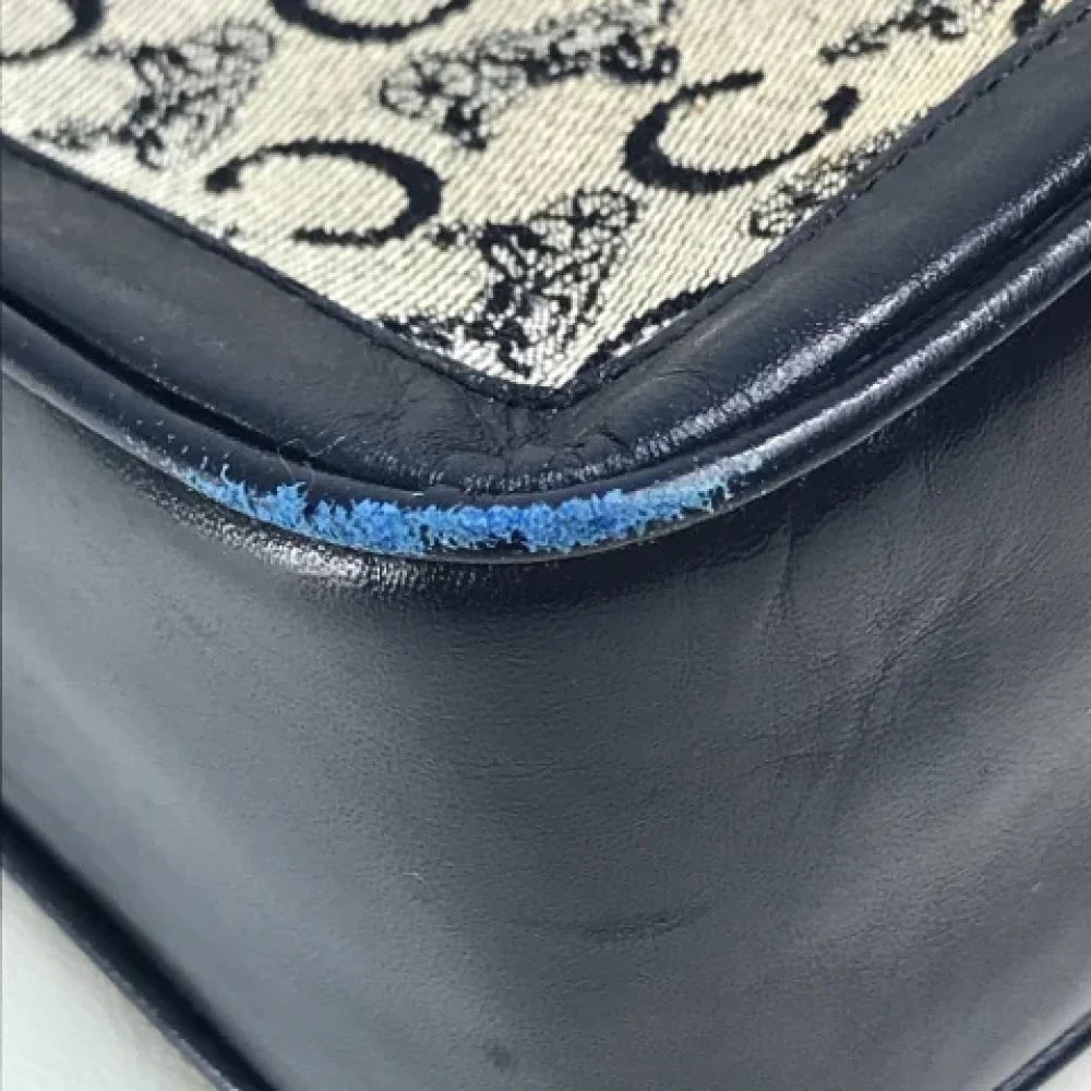 Celine Vintage Pre-owned Fabric shoulder-bags Blue Dames