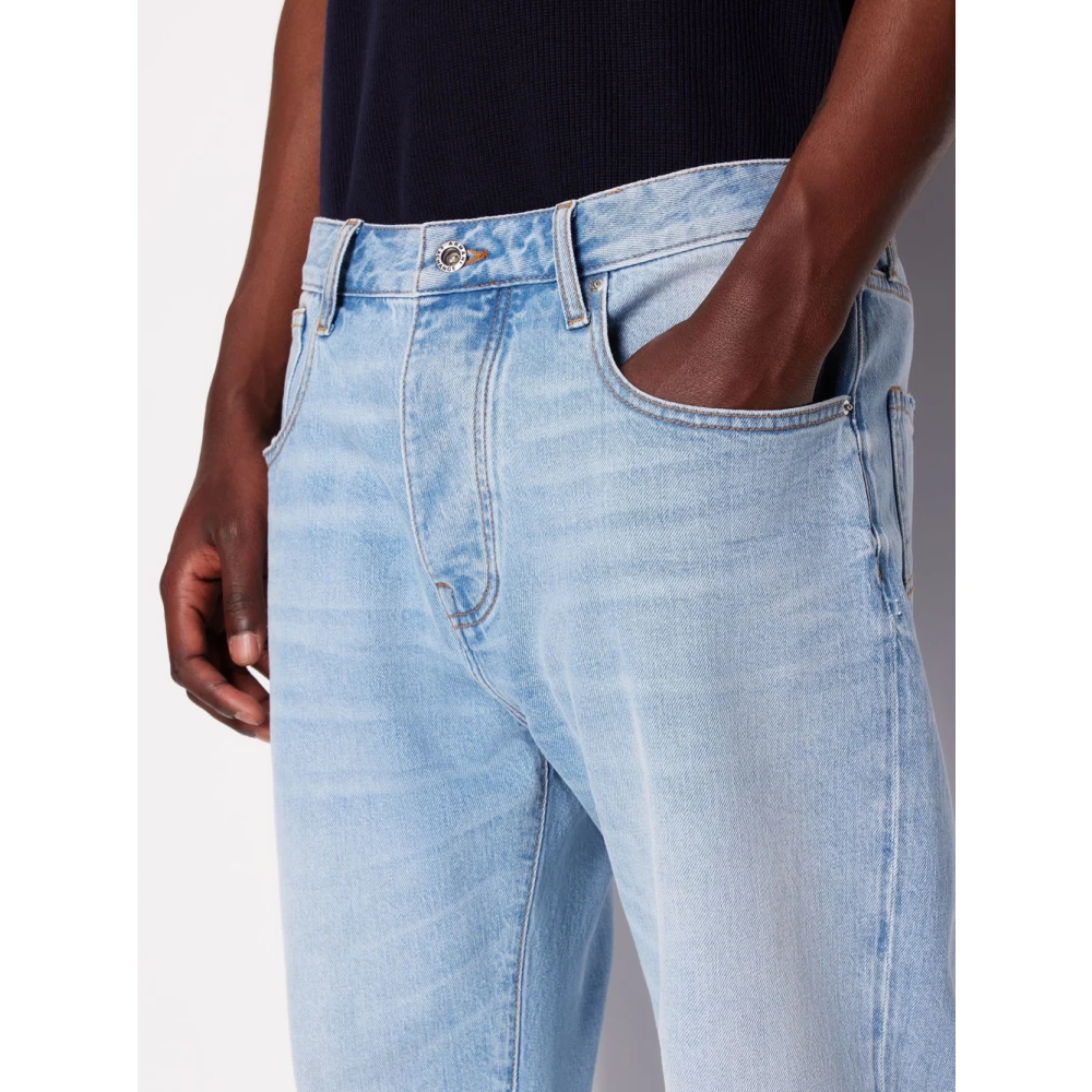 Armani Exchange Straight Jeans Blue Heren