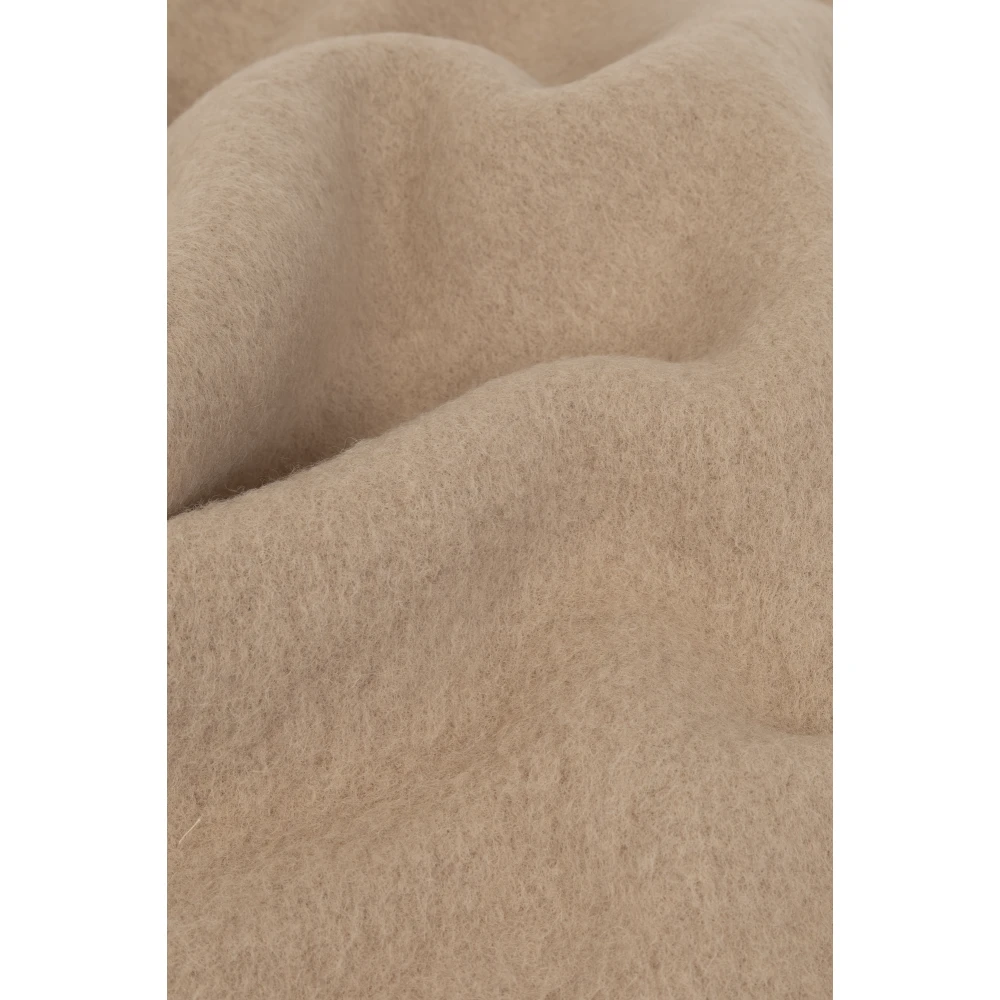 Marni Wollen sjaal met franjes Beige Dames