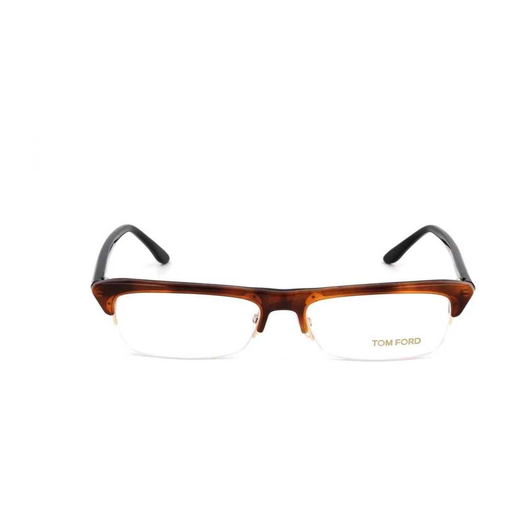 Tom Ford Bruine Acetaatframes met Havana-wijzerplaat Brown Dames