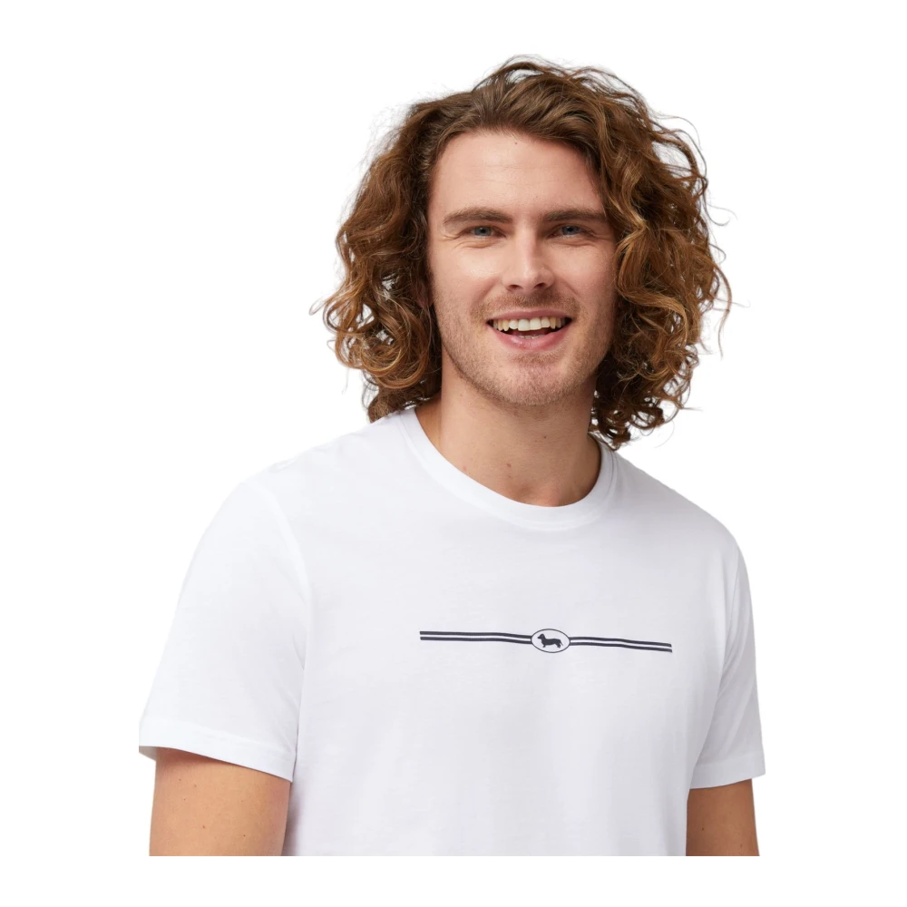 Harmont & Blaine Korte Mouw T-shirt White Heren