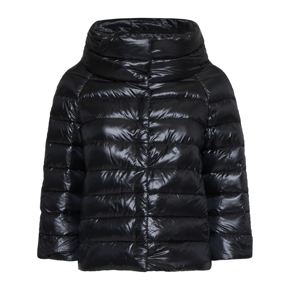 Herno Women's Black Quilted Down Jacket - Winter Jackets - M - Jackets