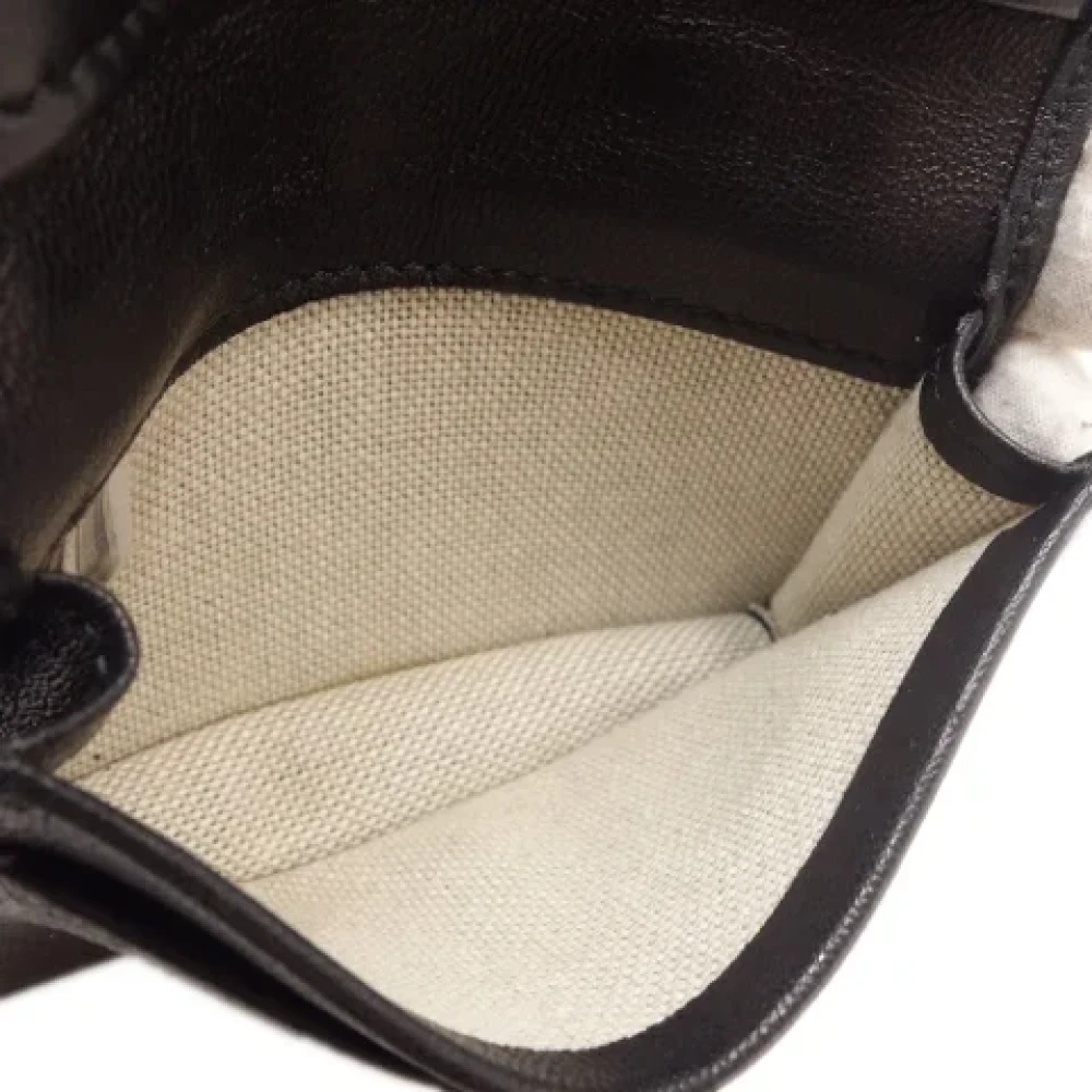 Jimmy Choo Pre-owned Leather wallets Black Dames