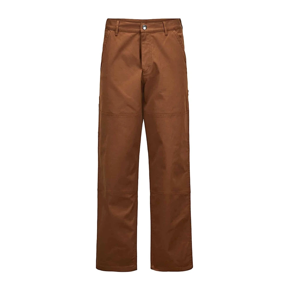 Moncler Men's Brown Straight Trousers, Xl, Pantalone