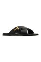 zwarte-leren-sandalen-slippers