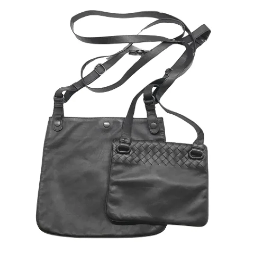Bottega Veneta Vintage Pre-owned Leather shoulder-bags Brown Dames