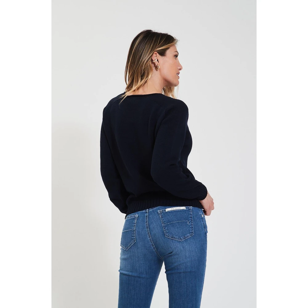 Gran Sasso Rasato Trui Blue Dames