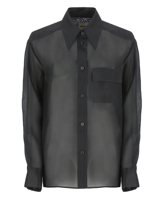 chemise-en-soie-noire-avec-col