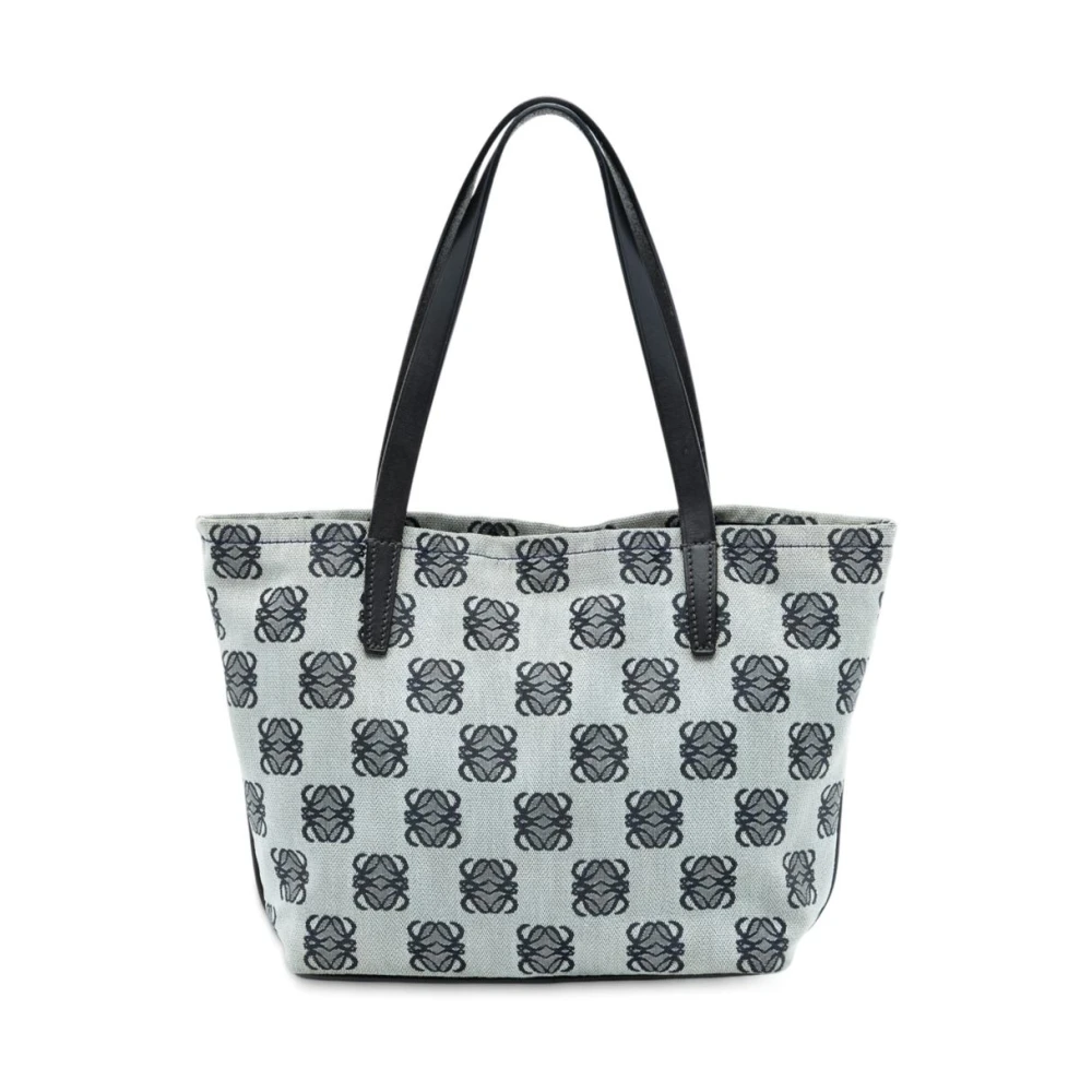 Loewe Pre-Owned Women's Gray Pre-Owned Printed Canvas Tote