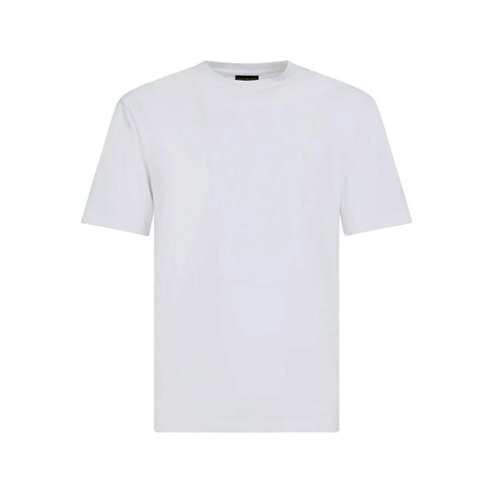 Save The Duck Witte Crew Neck T-shirt Polos White Heren