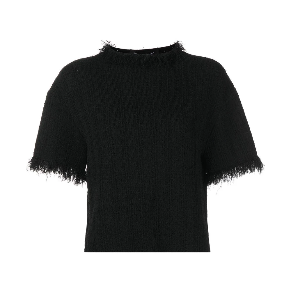 Proenza Schouler Zwarte Jacquard Trui Casual Stijl Black Dames