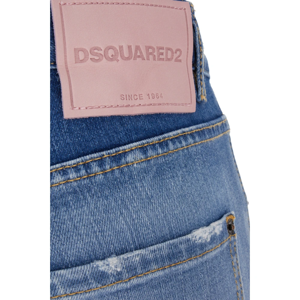 Dsquared2 Klassieke Denim Jeans voor dagelijks gebruik Blue Dames