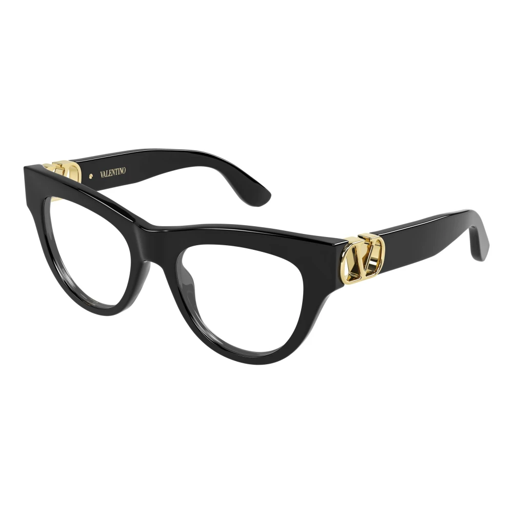 Valentino Transparent Woman Vg0054o 005 Optical Frames Acetate Black Cat Eye - Image 2