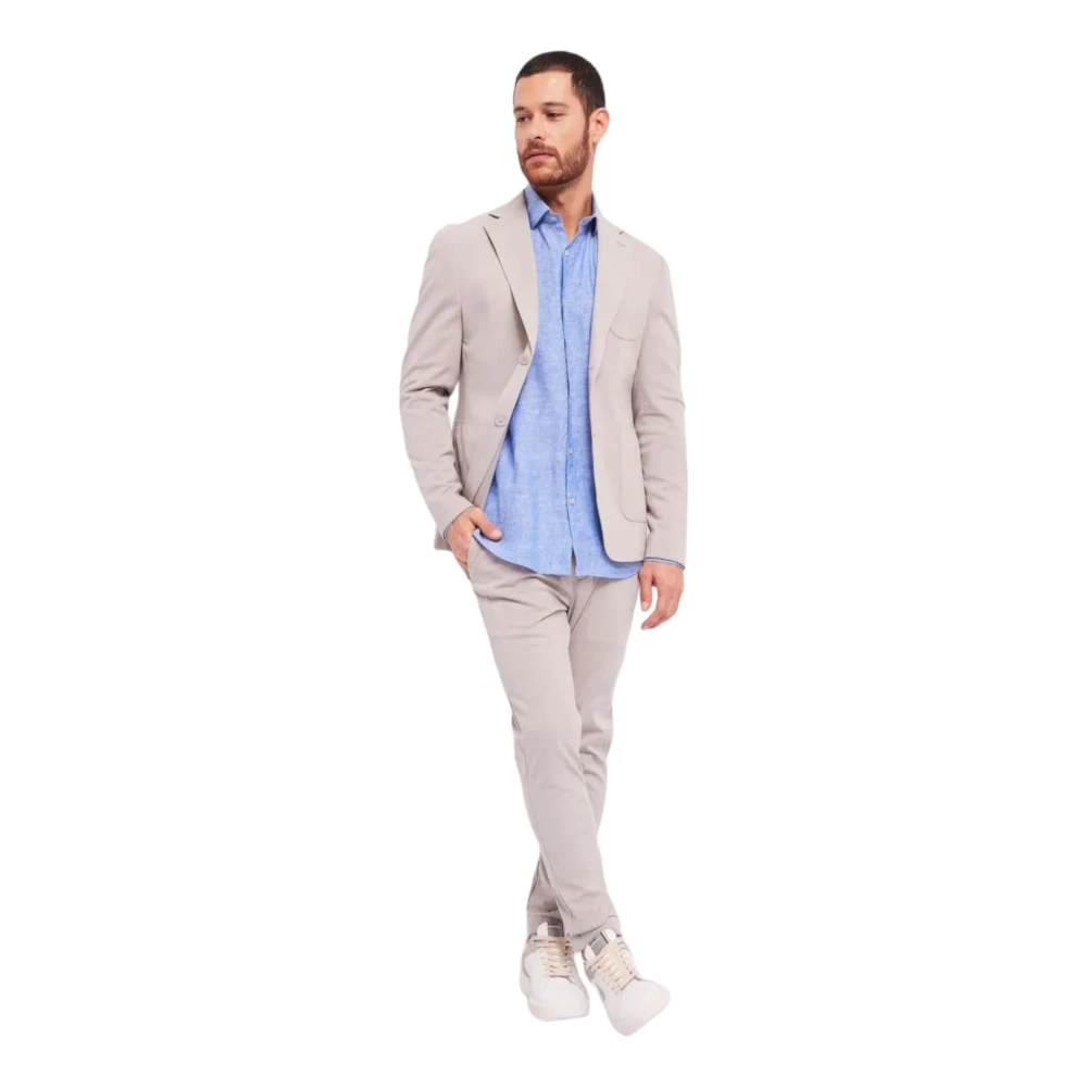 Gaudi Lange mouwen shirt Blue Heren