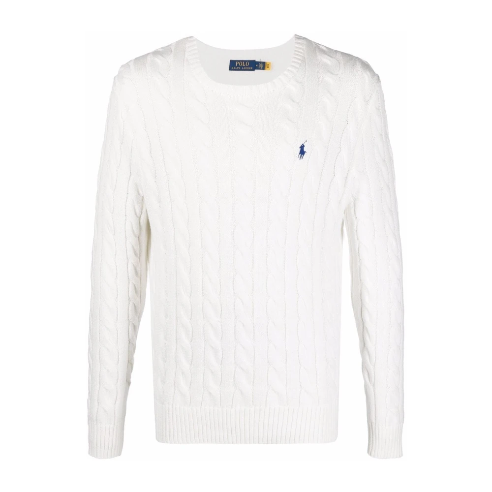 Polo Ralph Lauren Men's White Pullover Sweater