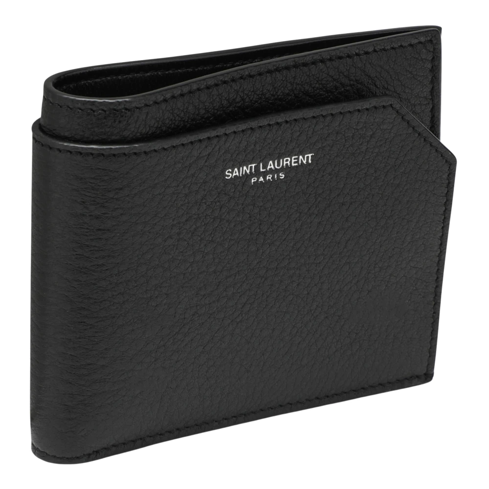 Saint Laurent Portafoglio Orizzontale Wallet Black Heren
