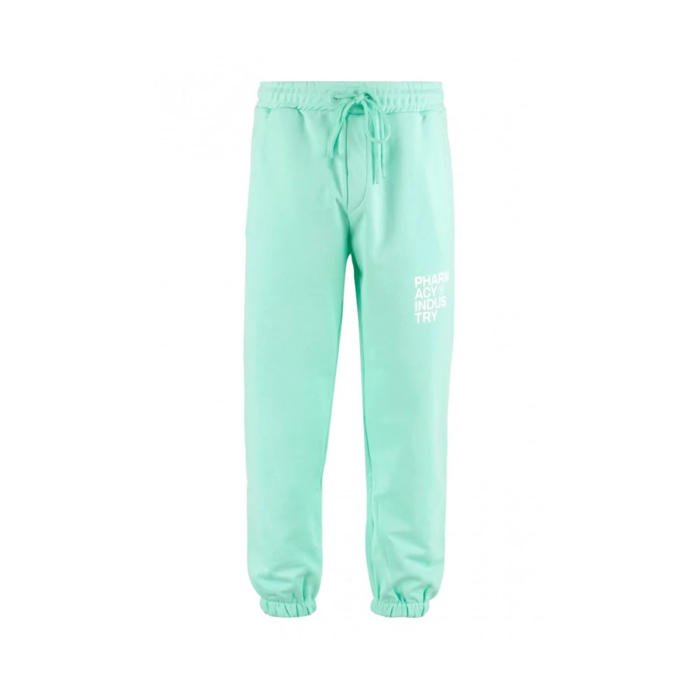 Pharmacy Industry Groene katoenen jeans & broek met logoprint Green Heren