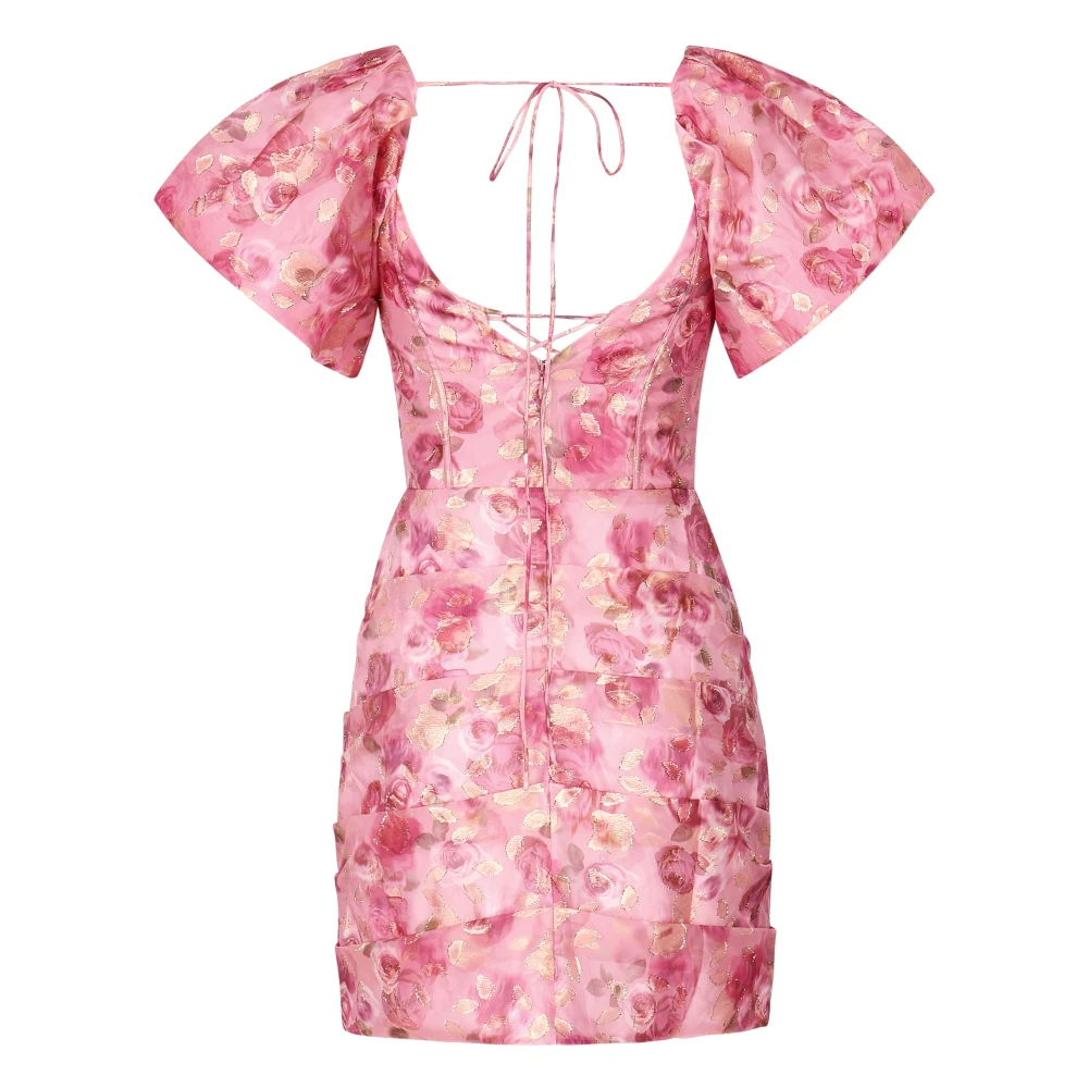 For Love & Lemons Roze jurken met voor sluiting Pink Dames
