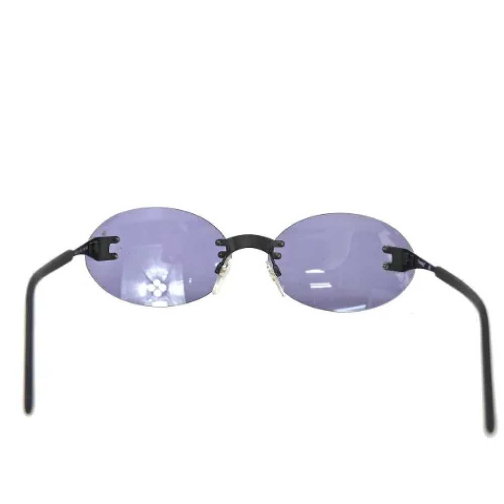 Chanel Vintage Pre-owned Plastic sunglasses Purple Dames