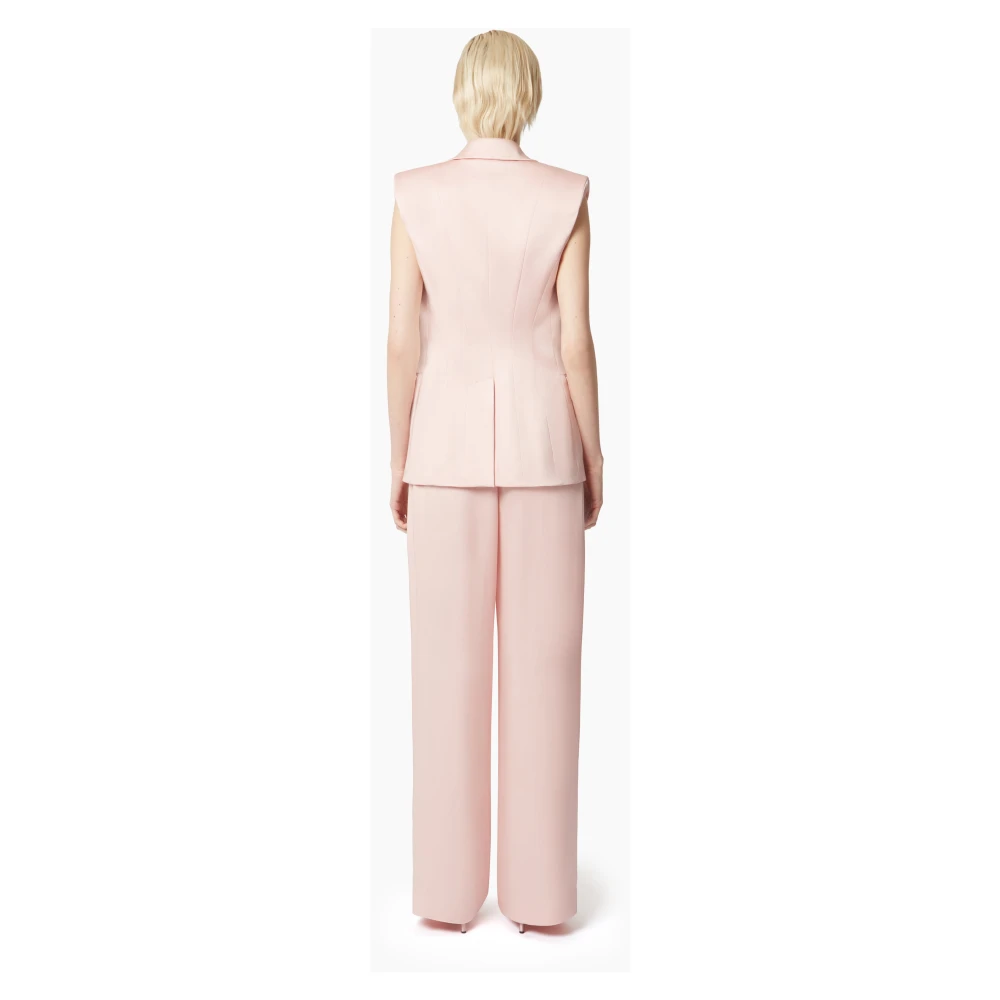 Nina Ricci Dubbelbreasted Mouwloos Pink Dames