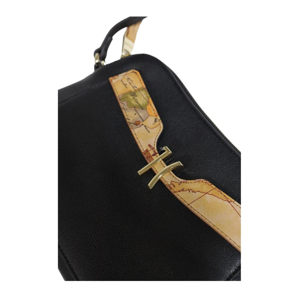 Alviero Martini 1a Classe Handtas van polyethyleen met gemengd materiaal Black Dames