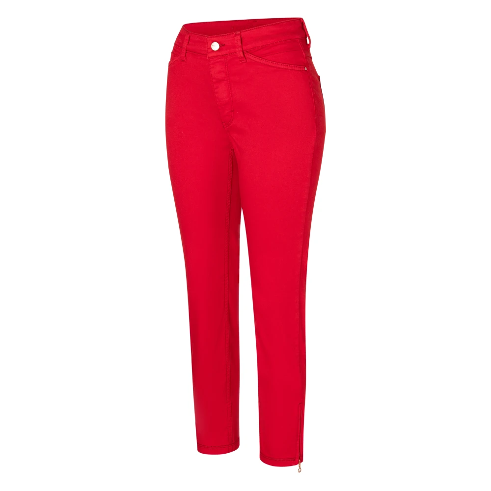 MAC Droom Chic Denim Jeans Red Dames