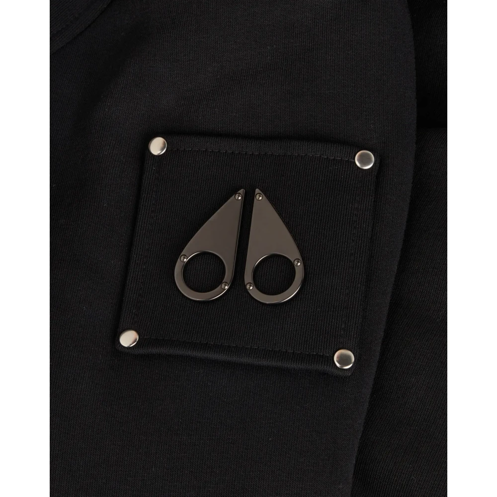 Moose Knuckles Classic Zwarte Bunny Jacket Black Heren