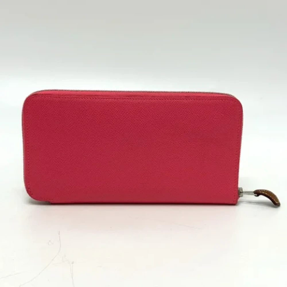 Hermès Vintage Pre-owned Leather wallets Pink Dames