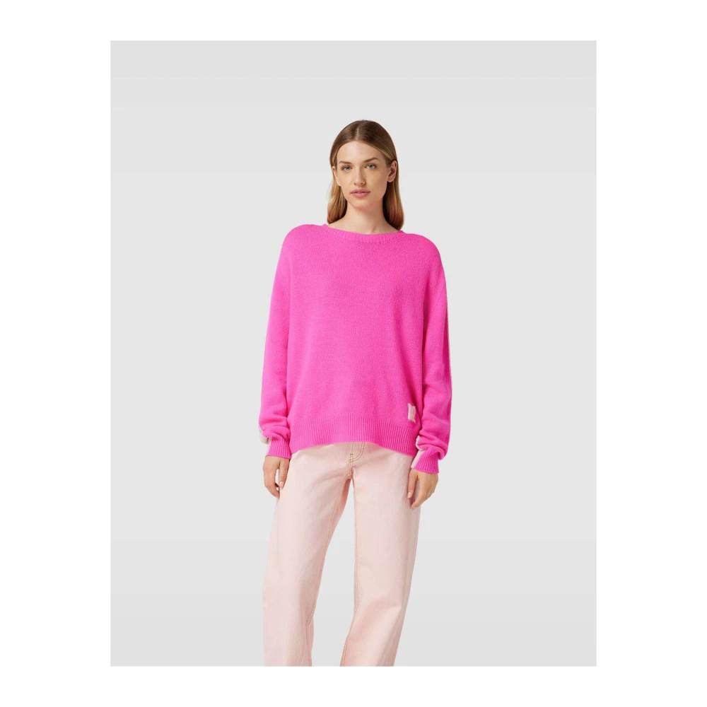 Dsquared2 Stijlvolle Gebreide Pullover Sweater Pink Dames