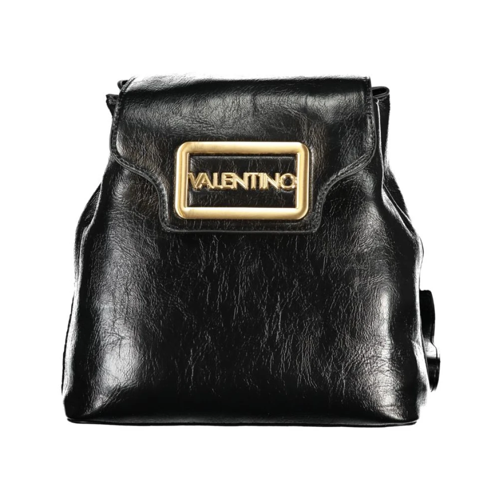 Valentino By Mario Valentino Women's Black Backpacks, One Size, Polyethylene Backpack For