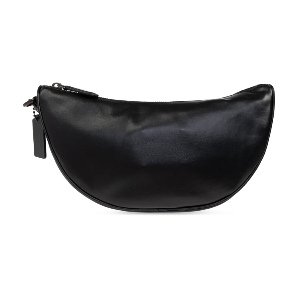 Coach Leren schoudertas Black Heren