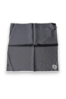 Crown Logo Square Handkerchief Scarf