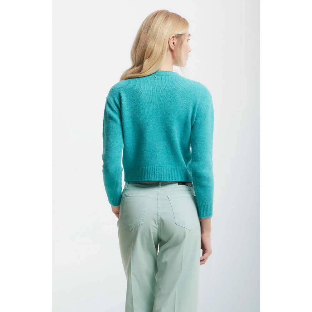 Kocca Geborduurde Wollen Trui Multicolor Dames