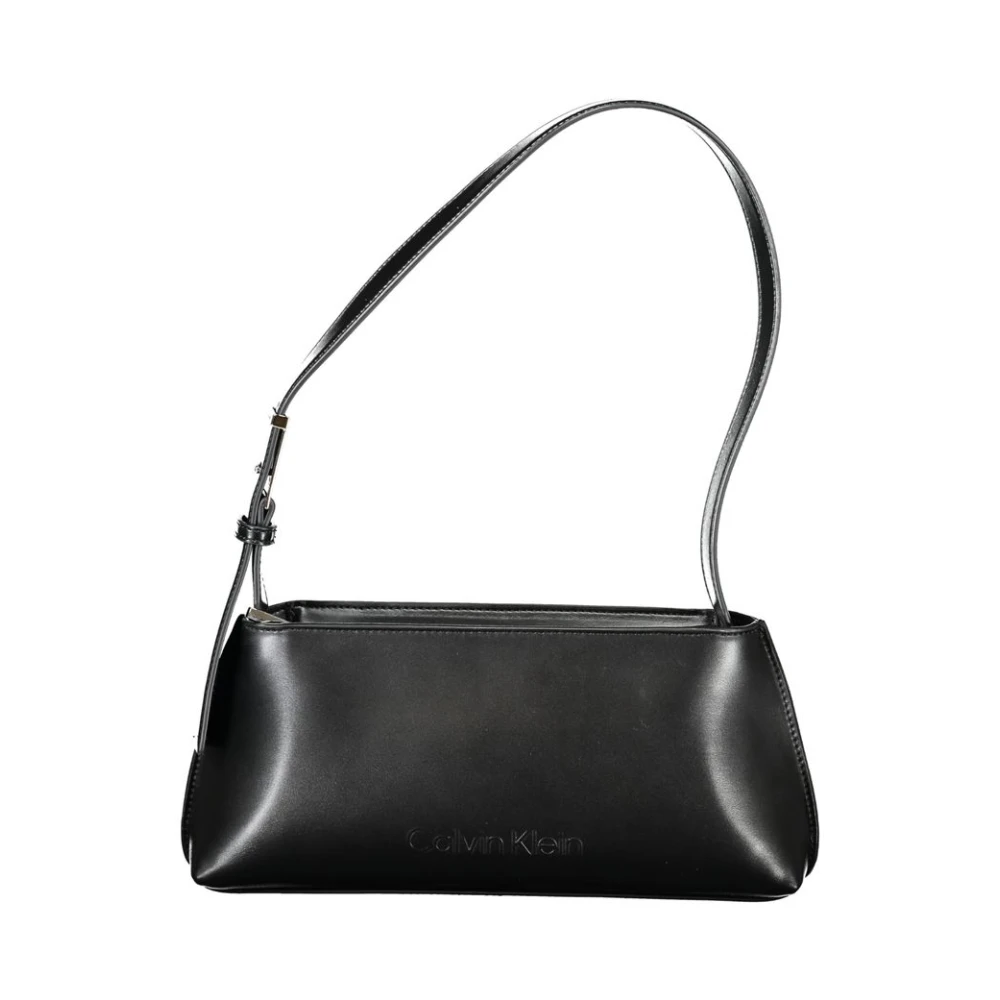 Calvin Klein Polyester Shoulder Bag - Female - Shoulder Bags - Black - One Size - Bags