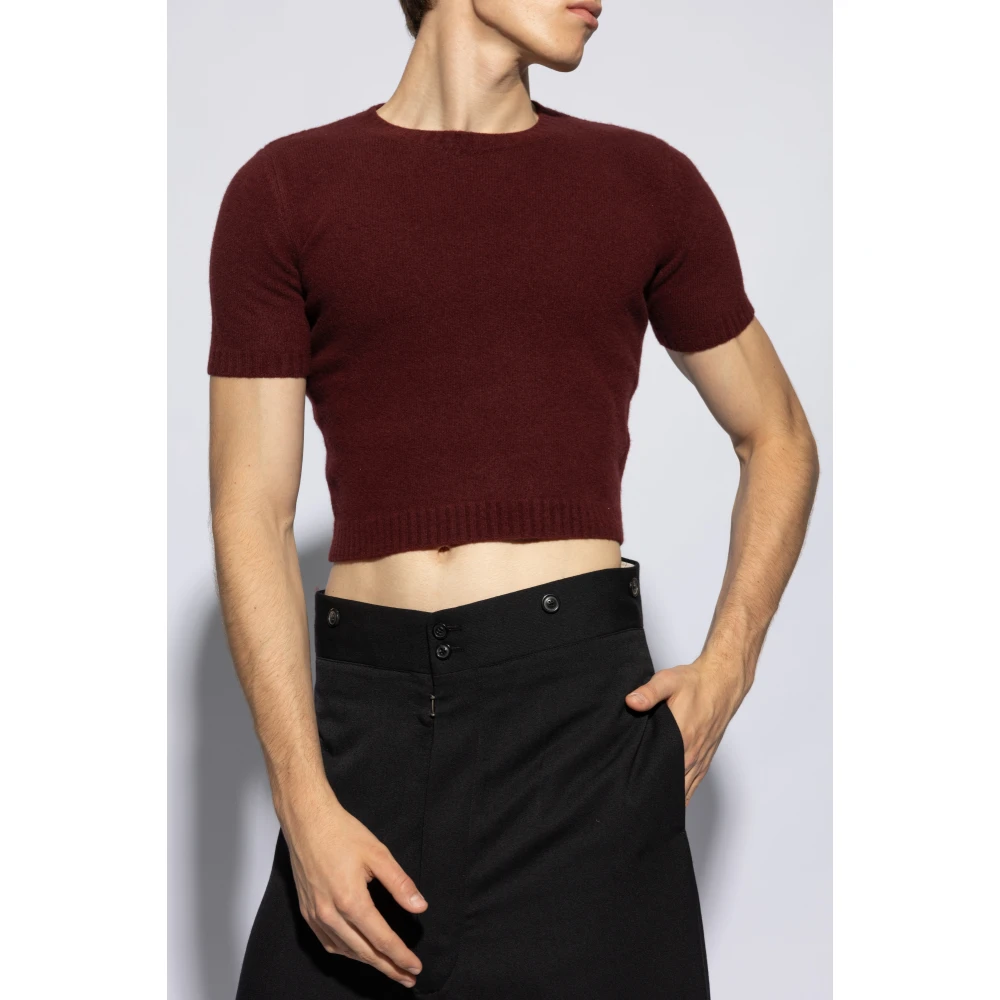 Maison Margiela Wollen top Red Heren