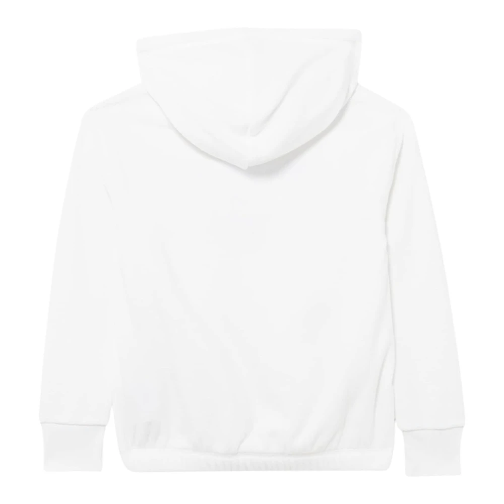 Champion Gezellige hoodie met kleur-matching capuchon White Dames