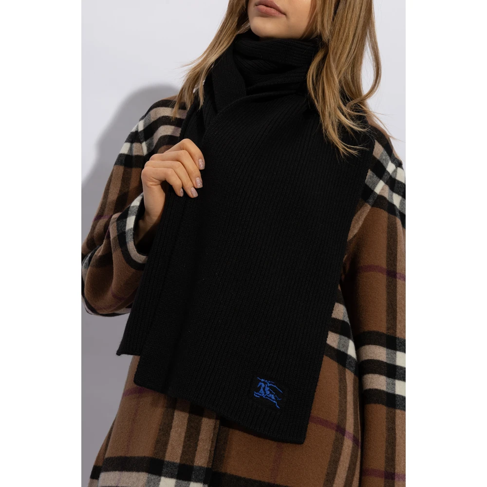 Burberry Cashmere sjaal Black Dames