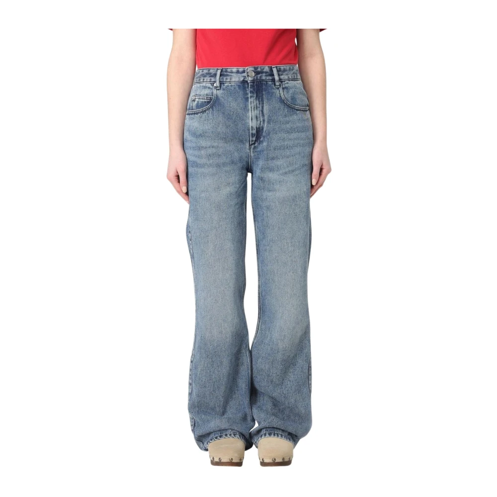 Isabel Marant Women's Blue Wide Jeans