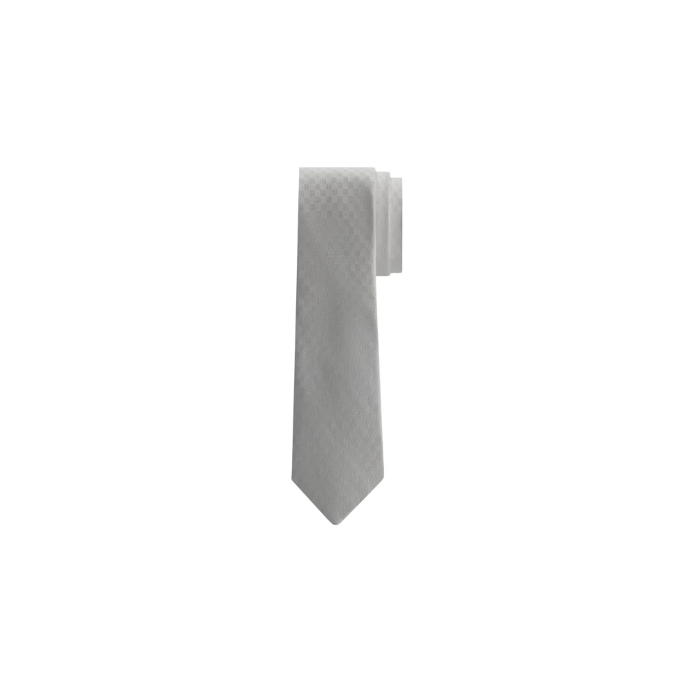 Michael Kors Men's Gray Ties, One Size, Cravatta Jacquard Weave
