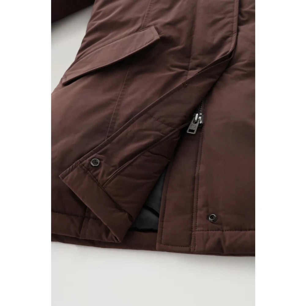 Woolrich Luxury Arctic Parka Bruin Brown Dames