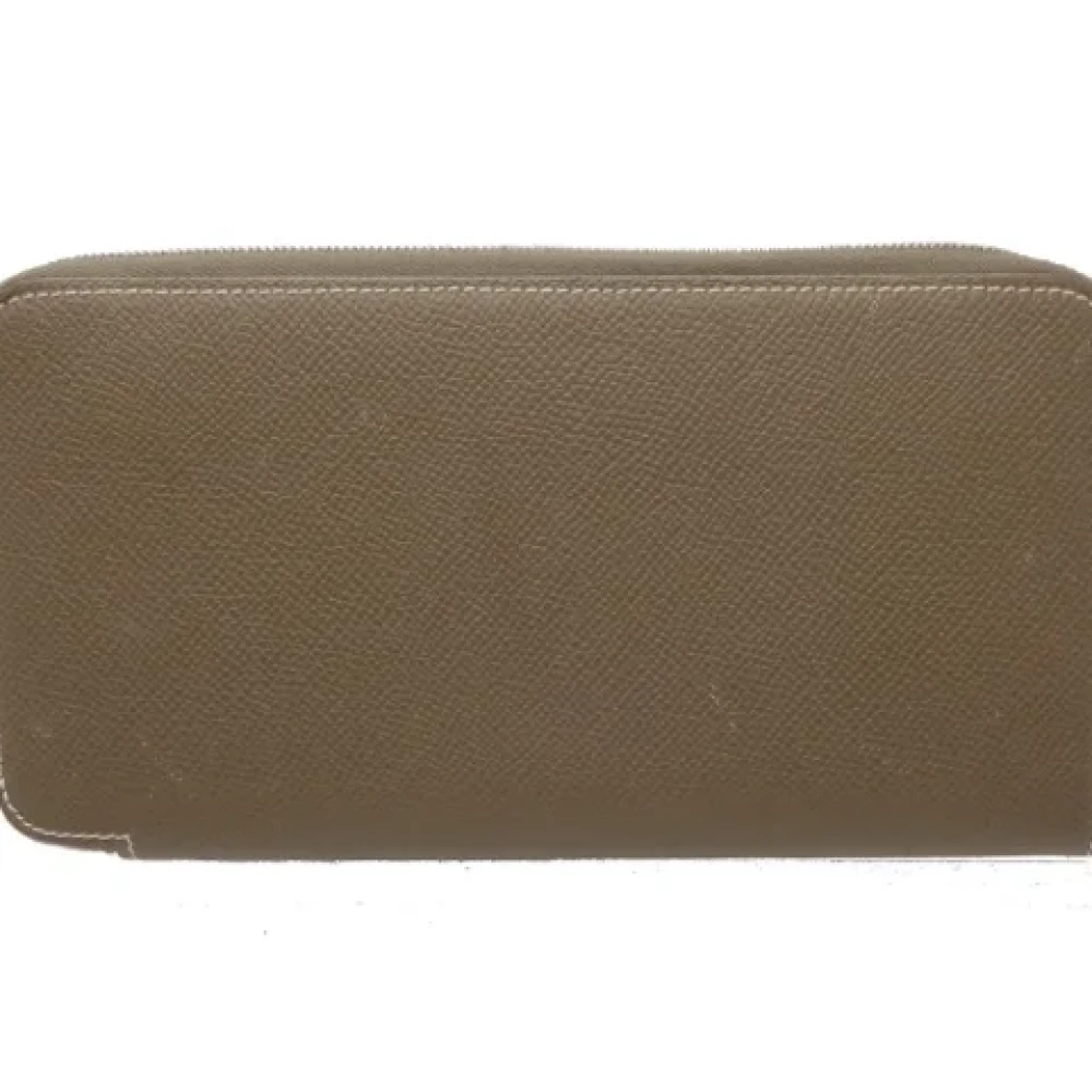 Hermès Vintage Pre-owned Canvas wallets Brown Dames