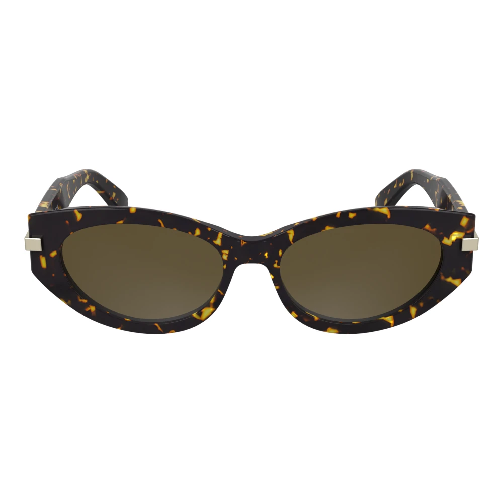 Calvin Klein Women's Brown Sunglasses, 54 Mm, Ck25502s N Sunglasses