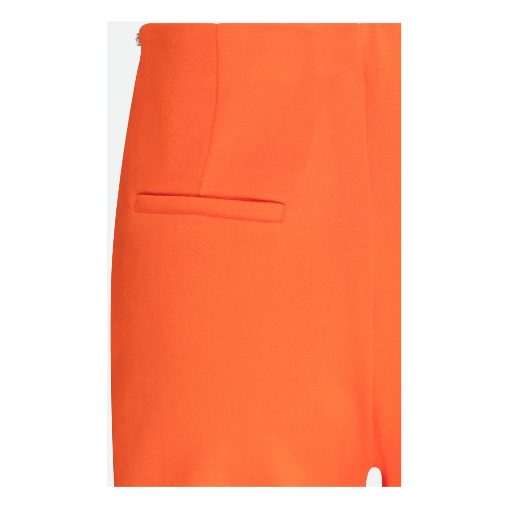 SPORTMAX Oranje Casual Broek Orange Dames