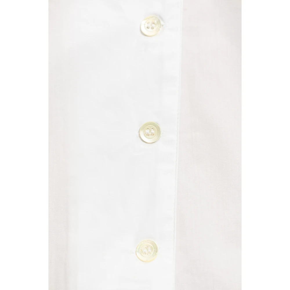 Emporio Armani Katoenen shirt White Dames