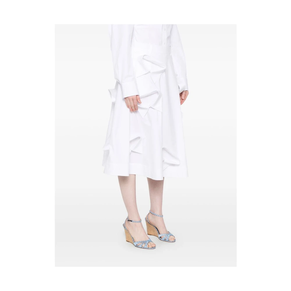 Moschino Witte Rok met Zakken White Dames