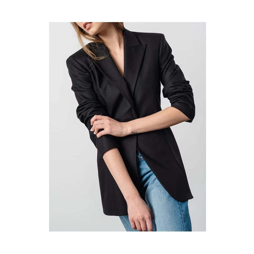 Hugo Boss Stijlvolle Sako Shirt Black Dames