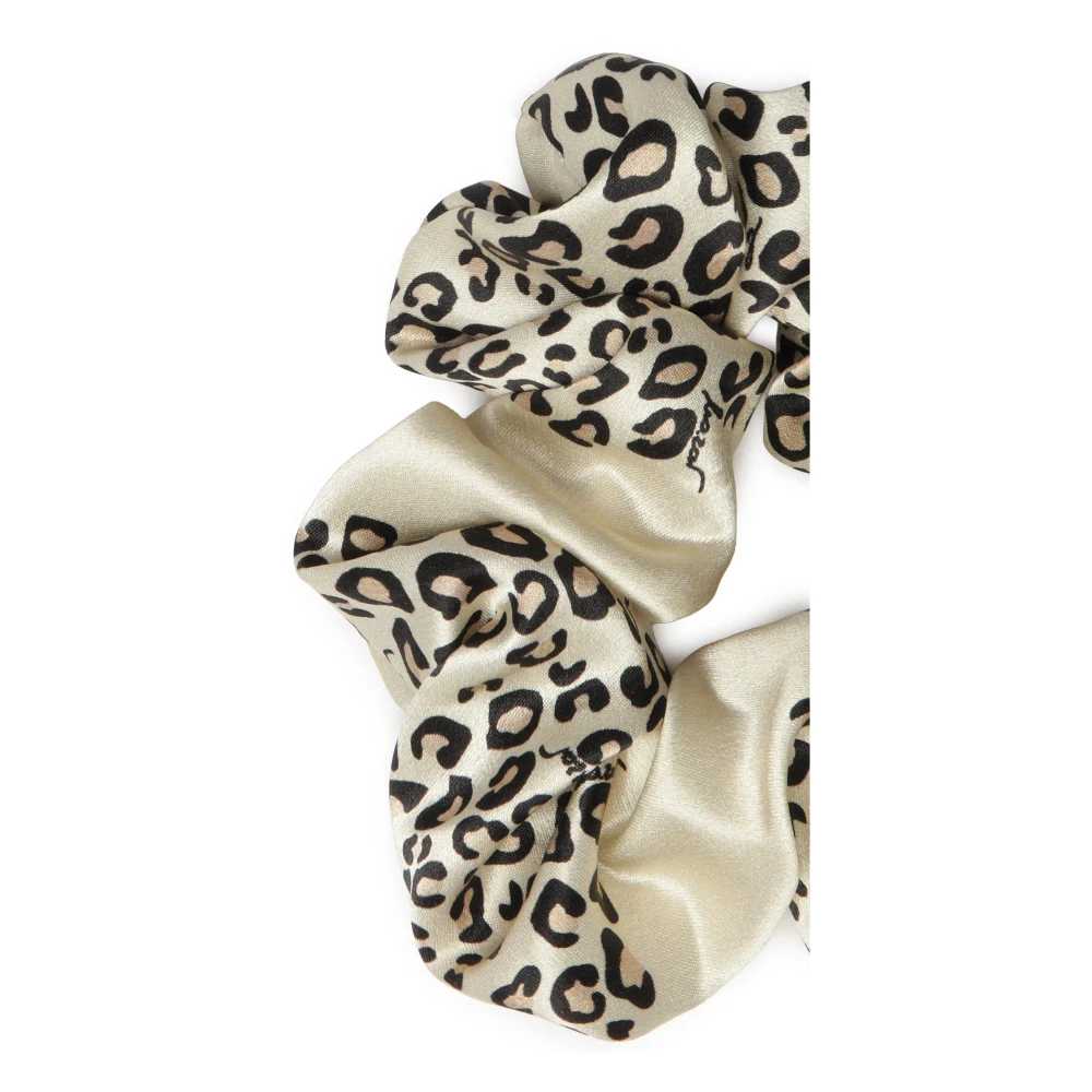 Kazar Roomkleurige scrunchie haar elastiek met vlekken Multicolor Dames