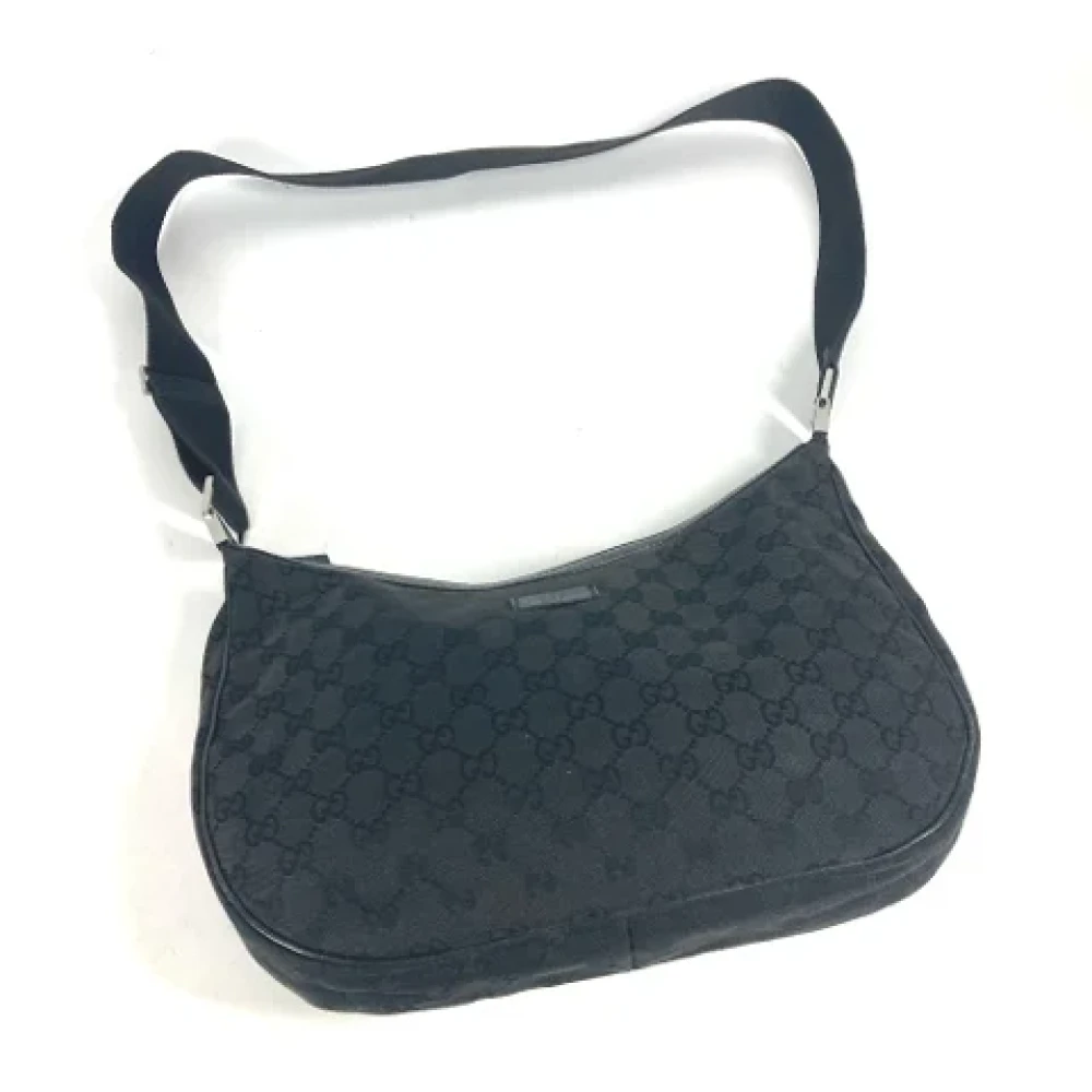 Gucci Vintage Pre-owned Canvas gucci-bags Black Heren