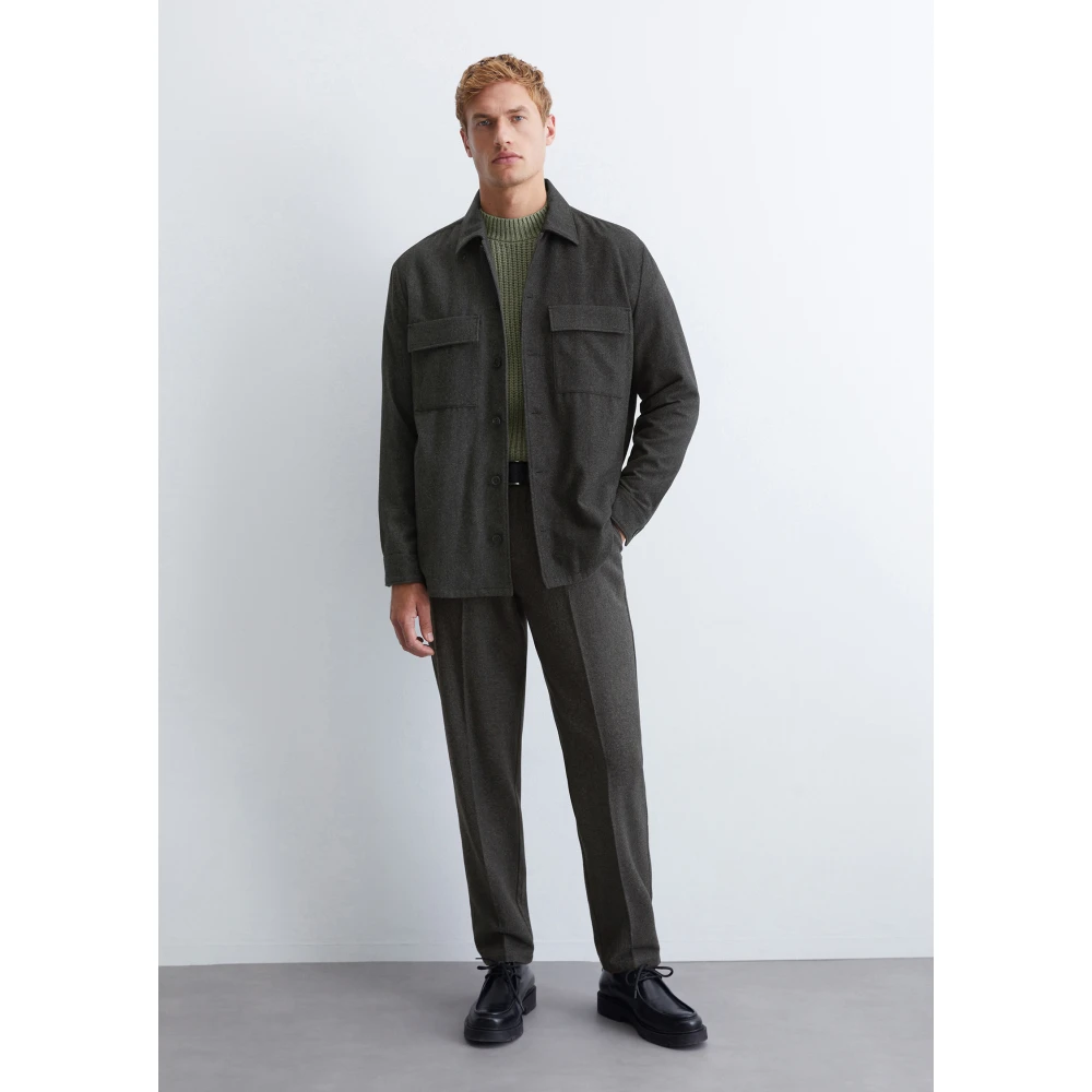 Marc O'Polo Overshirt Black Heren